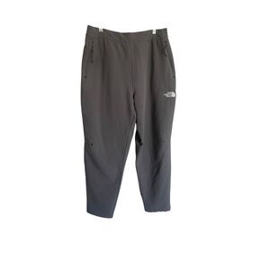 The North Face MensGrey Flash Dry Crop Outdoor Tekware Grid Pants Size Large